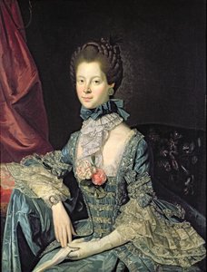 シャーロットソフィア王妃（1744-1818）ジョージ3世の妻（c.1765）